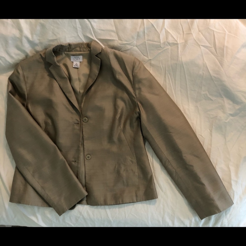 Vintage Loft silk blazer
